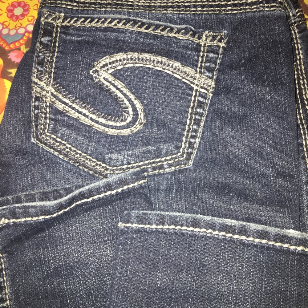 Silver jeans mid-rise ankle 31x29